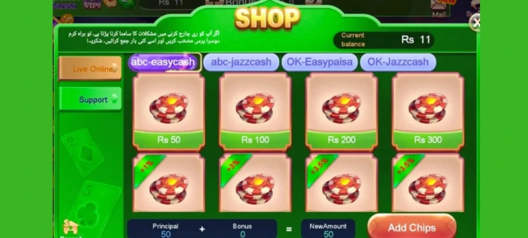 3 Patti Crown recharge screen with payment options